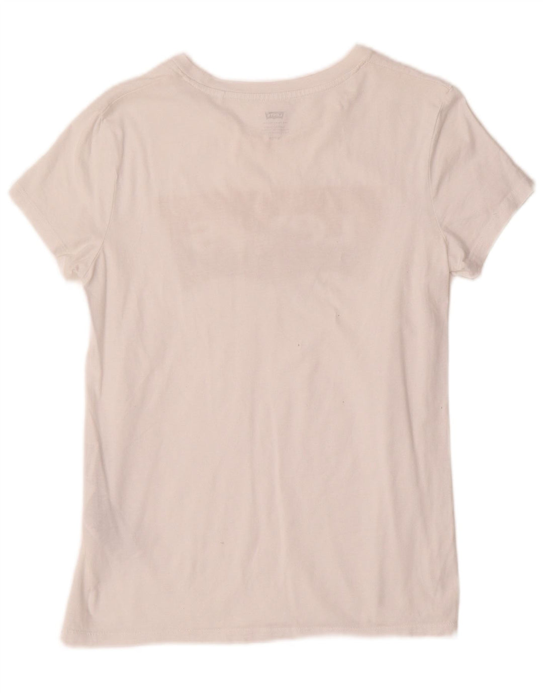Levi's Grafisk T-shirt top til kvinder DK 10 Lille hvid bomuld