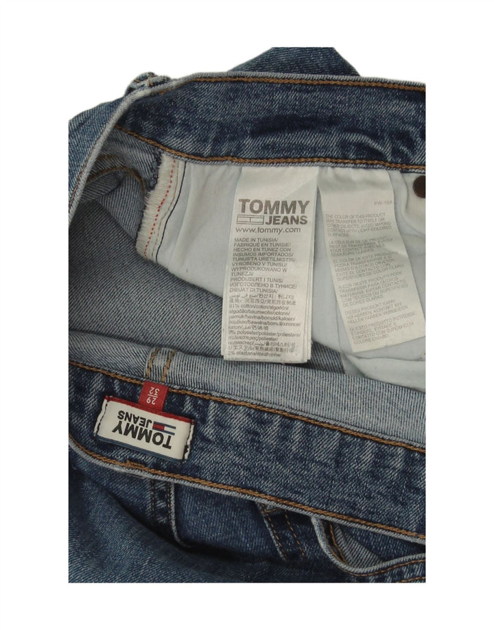 Tommy Hilfiger Dame Mid Rise Bootcut Jeans W29 L25 Blå Bomuld