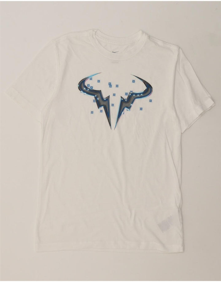 NIKE Mens Dri Fit T-Shirt Top Small White Cotton Vintage Nike and Second-Hand Nike from Messina Hembry 