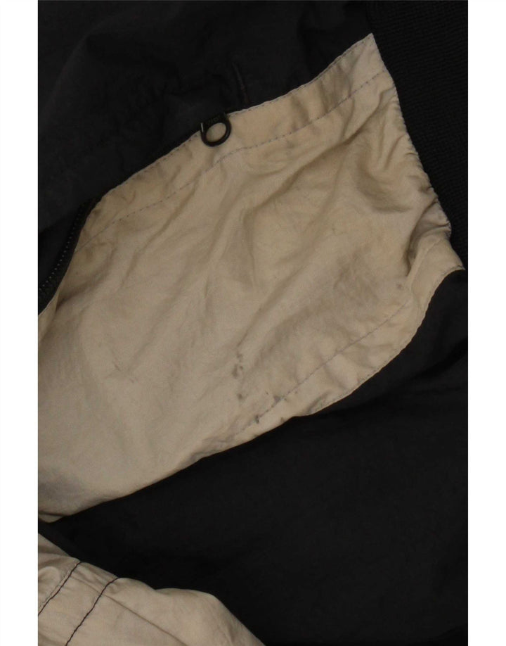 Nike grafisk sweatshirt til mænd, stor sort colourblock polyester