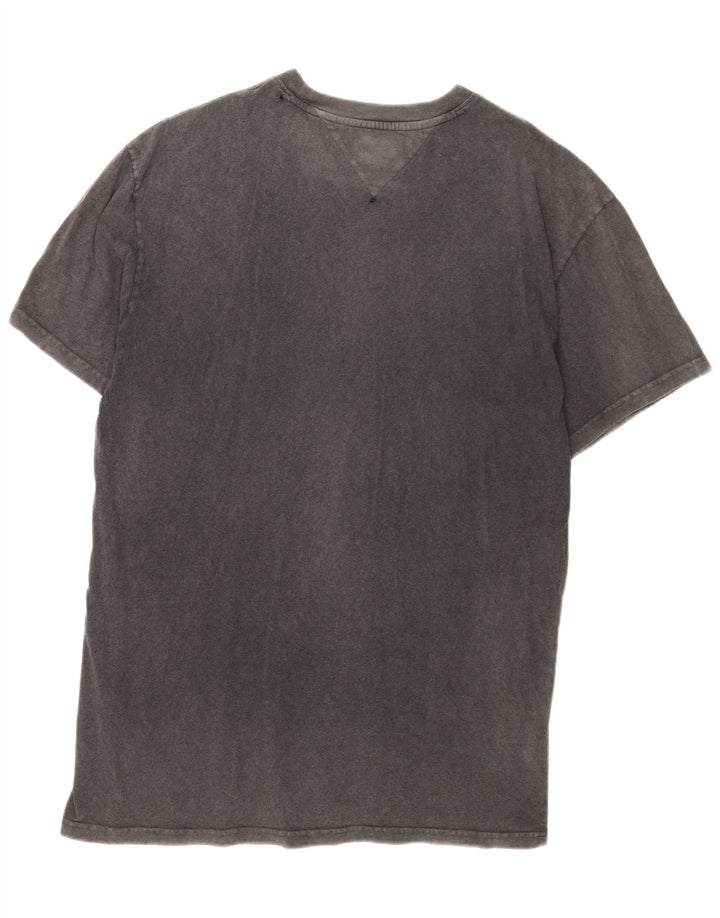 Tommy Hilfiger Herre T-Shirt Top XL Grå Bomuld