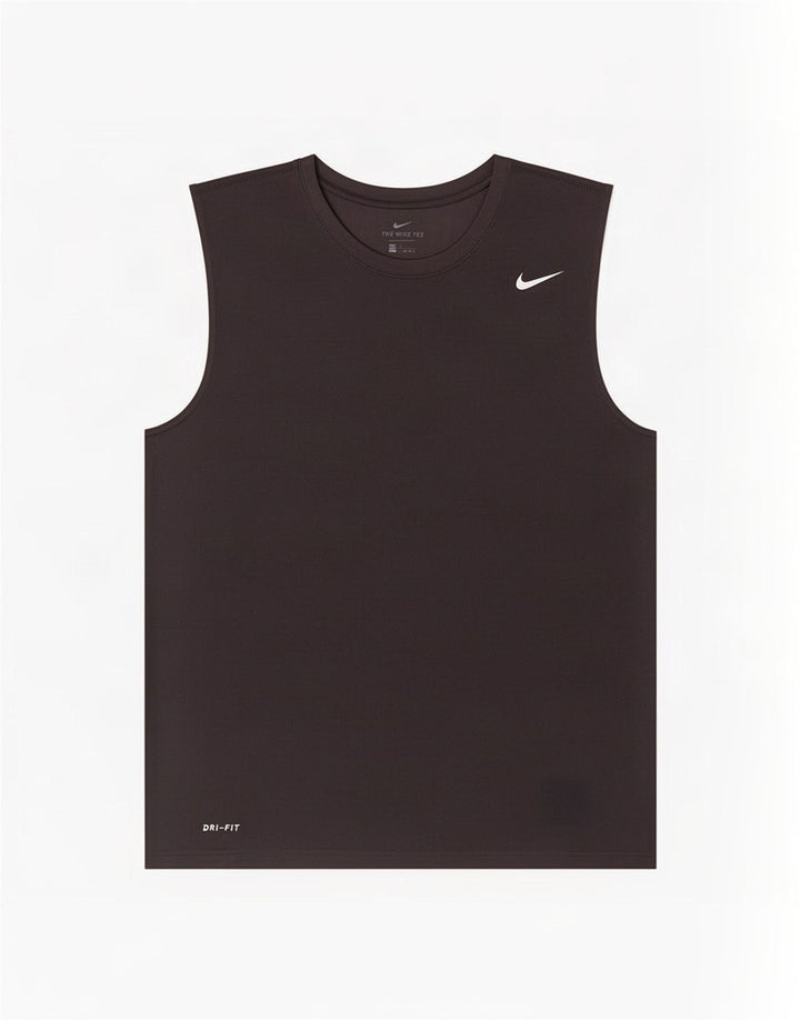 Nike Herre Dri Fit Vest Top Medium Sort Polyester