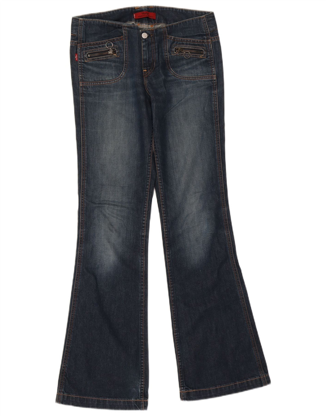 Levi's Dame Polly Bootcut Jeans W29 L34 Marineblå