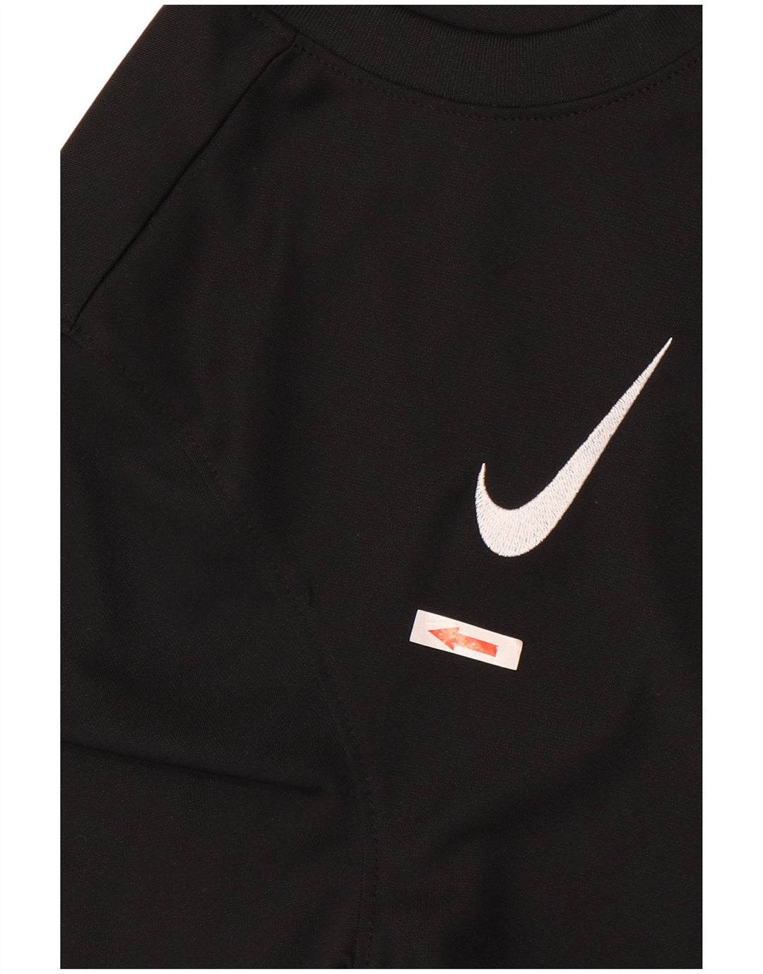 Nike Herre Dri Fit Slim T-Shirt Top Lille Sort Polyester
