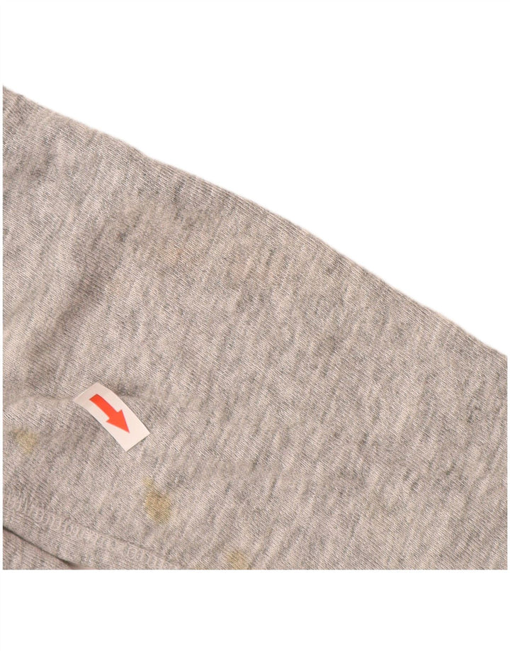 LEVI'S Grafisk Sweatshirt Jumper til kvinder UK 12 Medium Grå Bomuld