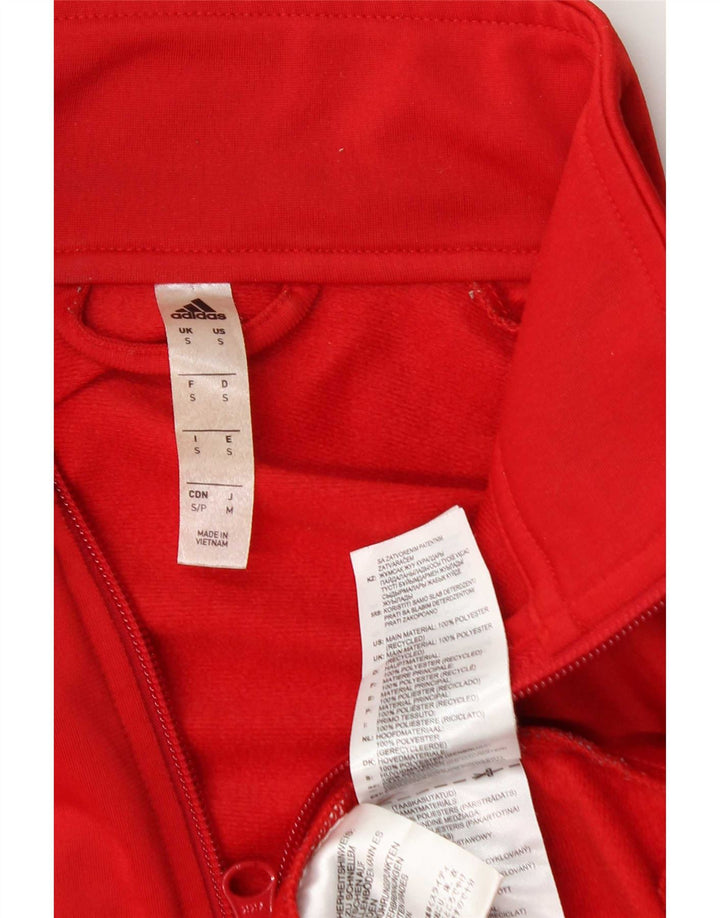 Adidas Træningsdragt til mænd, topjakke, lille rød polyester