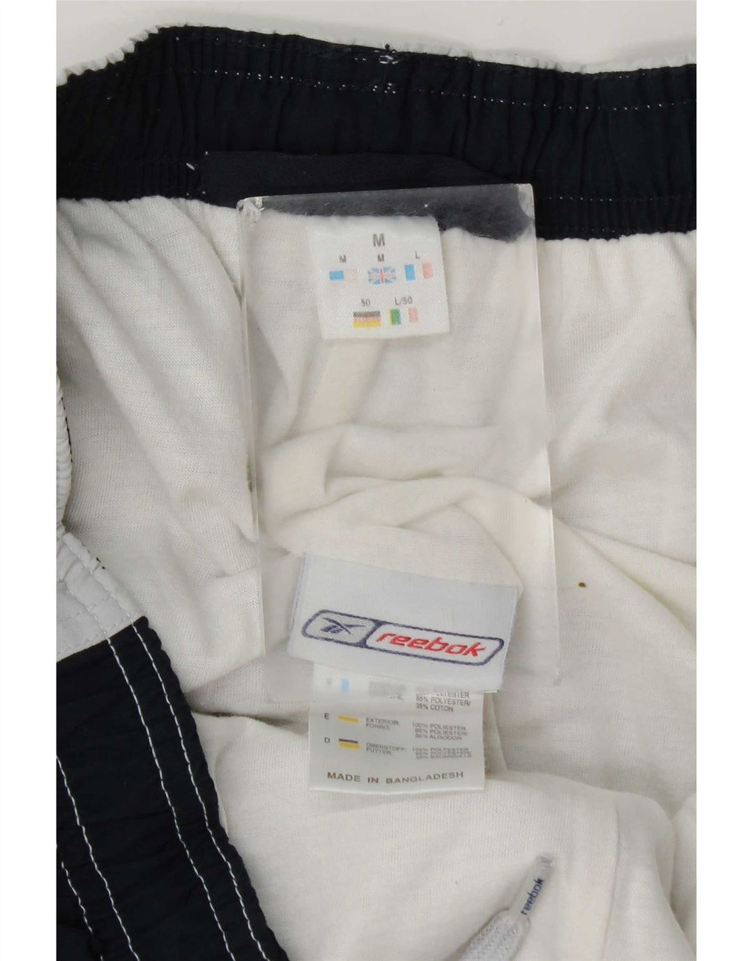 Reebok Herre Bermuda Sport Shorts Medium Grey Colourblock Polyester