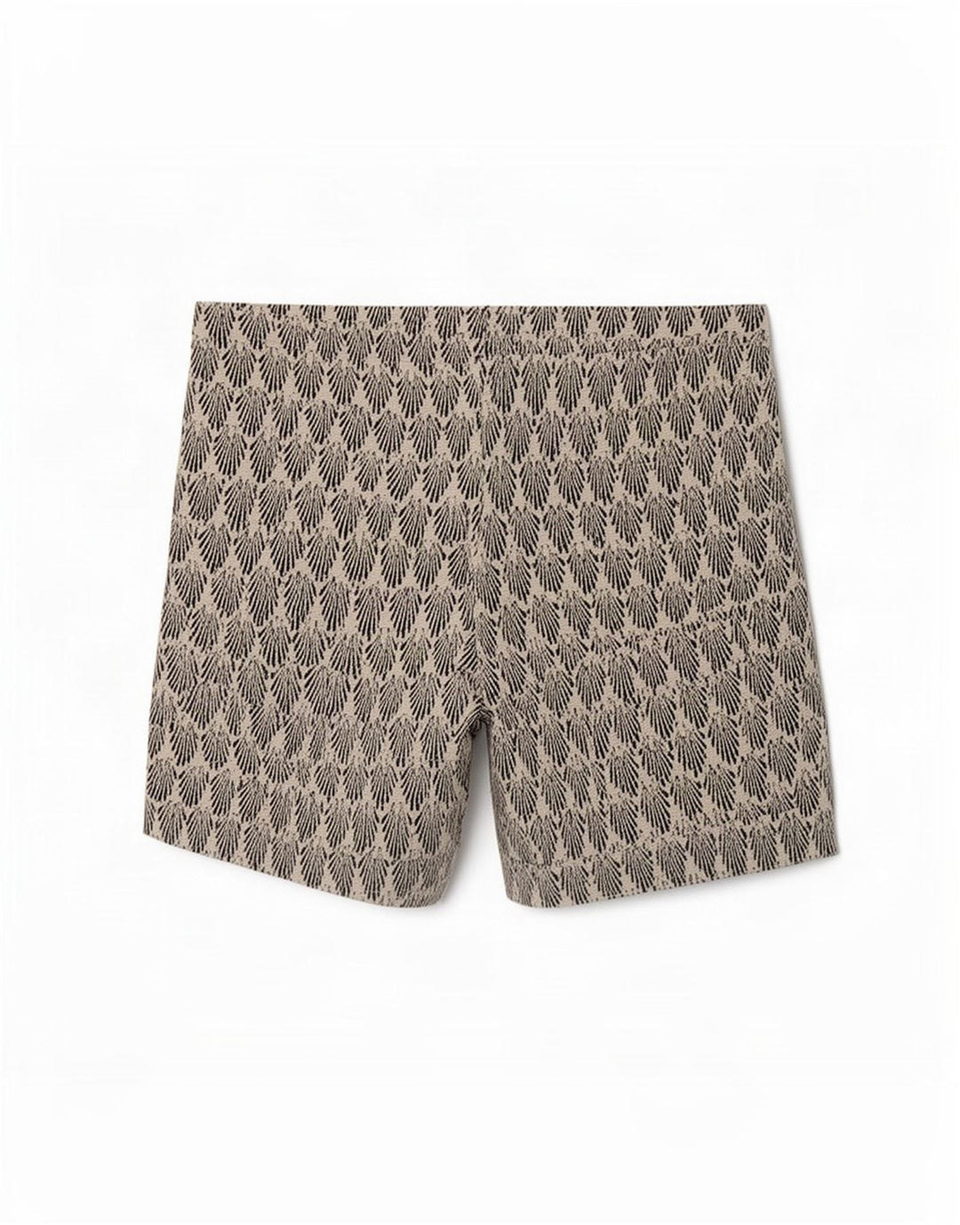 Zara Womens Abstrakt mønster Hot Pants Large W30 White Polyester
