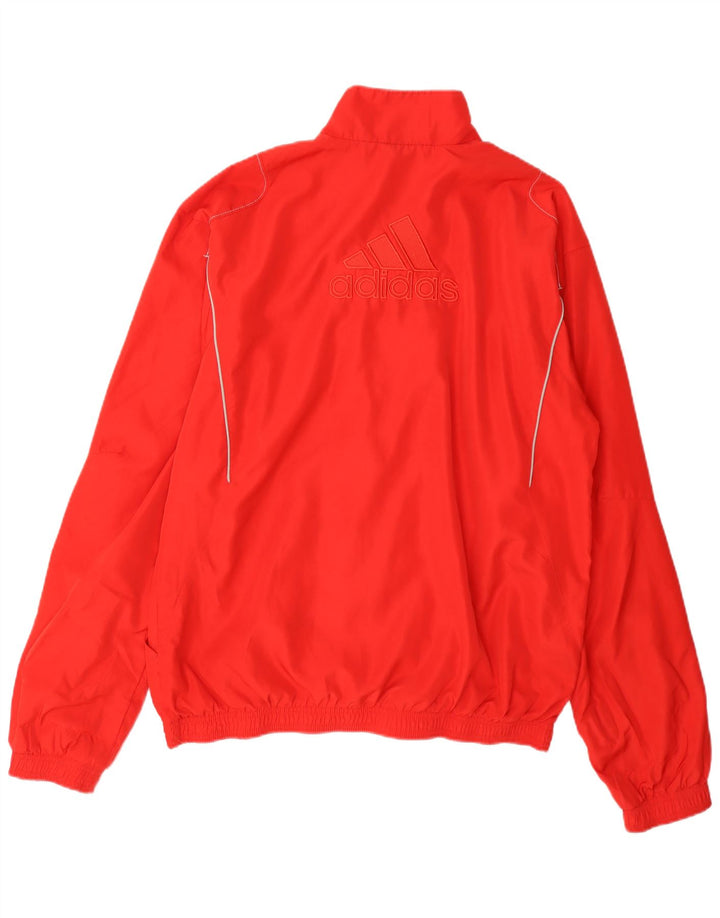 Adidas Dame træningsdragt Topjakke UK 16 Stor Rød Polyester