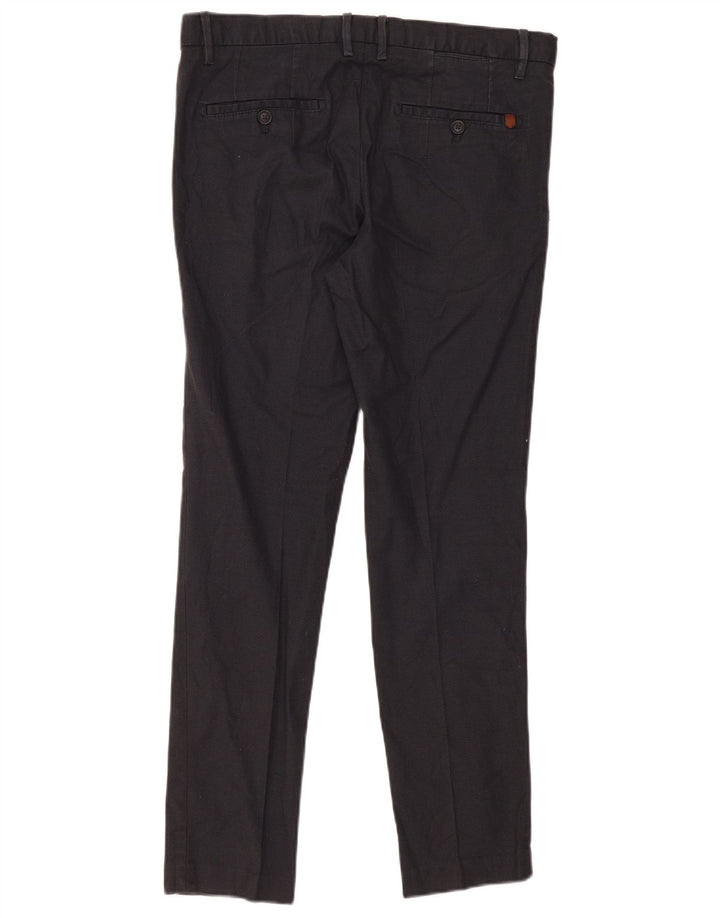 Vintage Slim Chino-bukser til mænd W36 L31 Marineblå