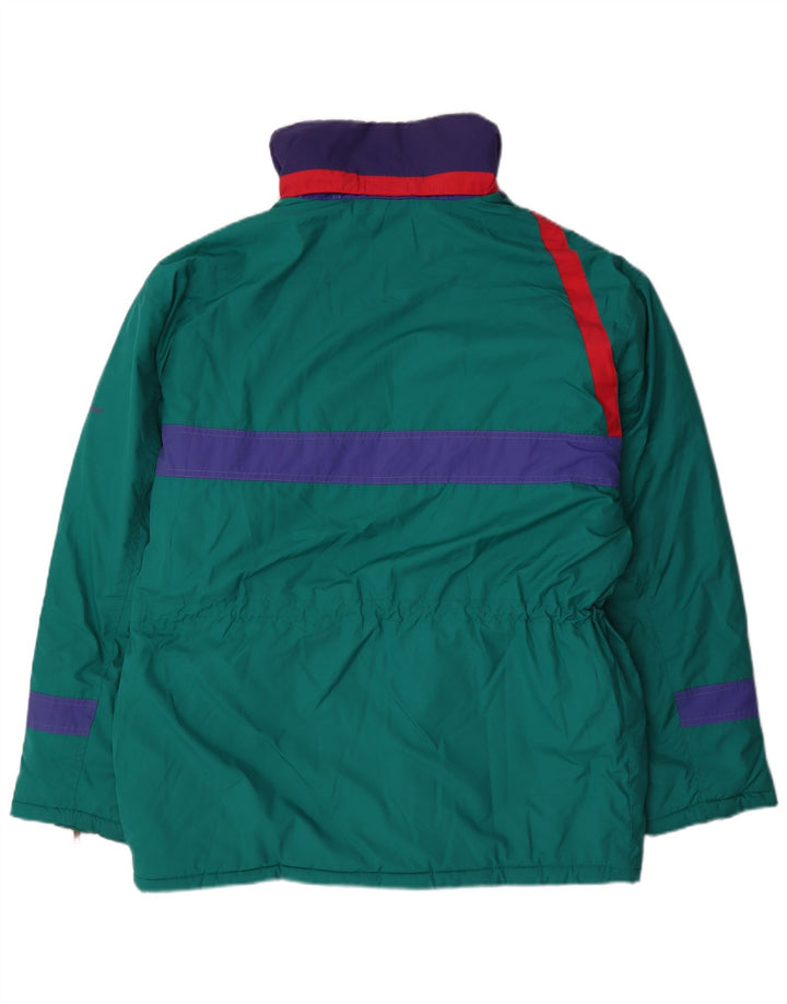 Sergio Tacchini Herre Skijakke UK 38 Medium Blue Colourblock Polyester