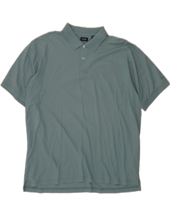 IZOD Mens Polo Shirt XL Blue Cotton Vintage Izod and Second-Hand Izod from Messina Hembry 