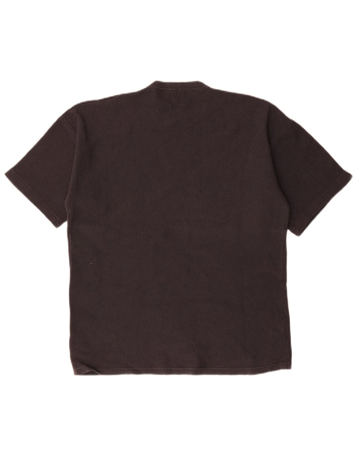 Zara Herre T-Shirt Top Medium Grå Bomuld