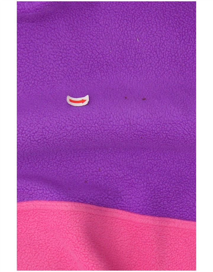 GREENSTONE PARK Oversized grafisk fleecetrøje til kvinder UK 16 Large Pink