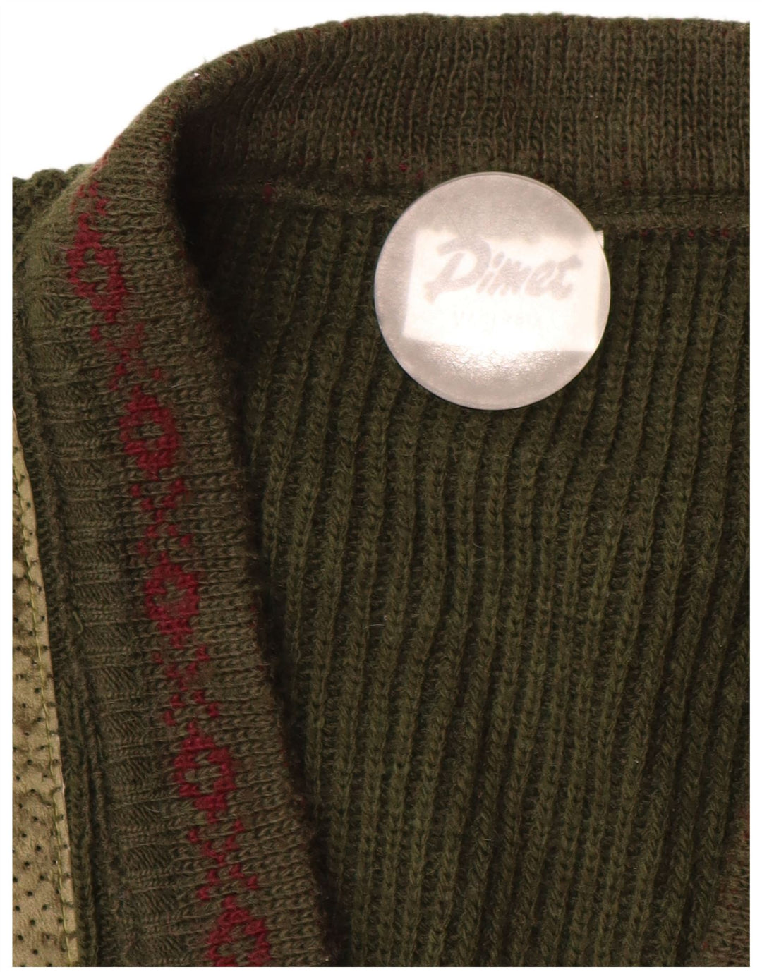 PIMET Herre cardigan sweater XL Khaki Geometric