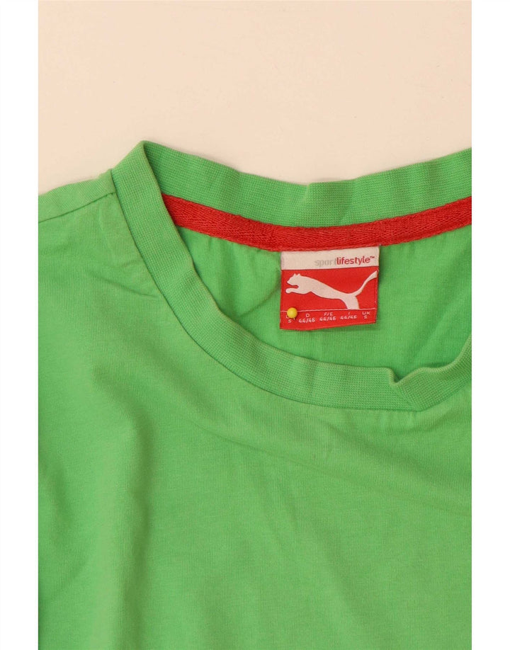 Puma herre T-shirt top lille grøn bomuld