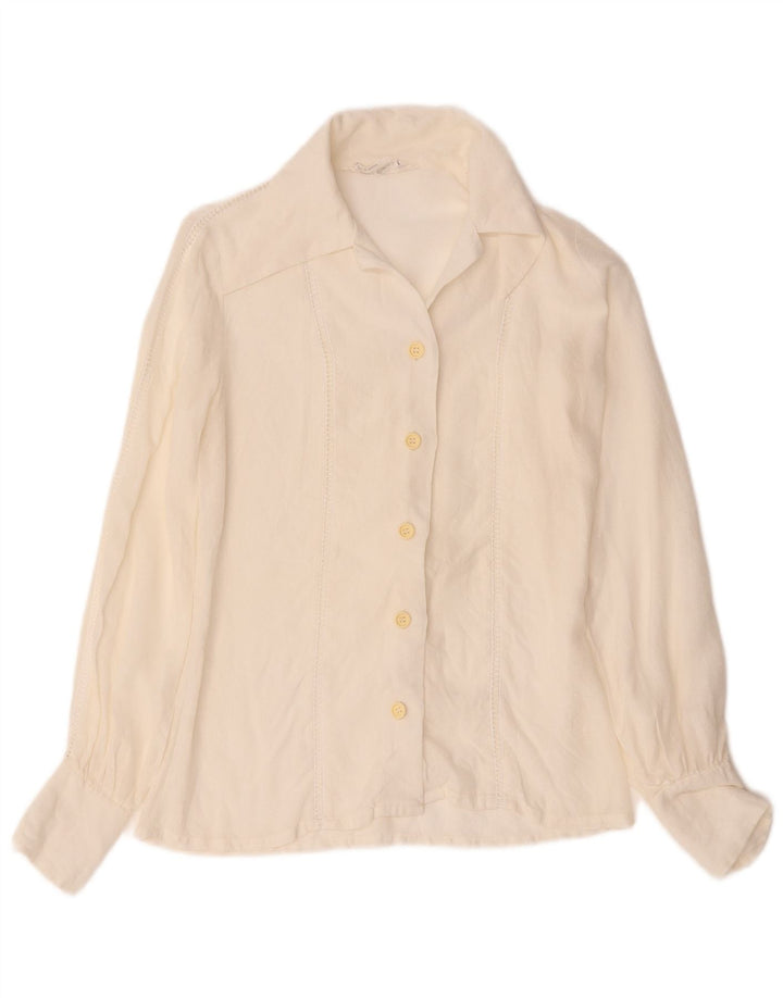 Vintage dameskjorte EU 38 Medium White