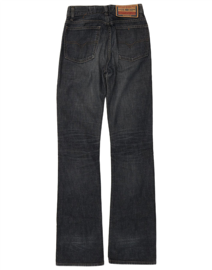 DIESEL Dame Bootcut Jeans W26 L33 Marineblå Bomuld