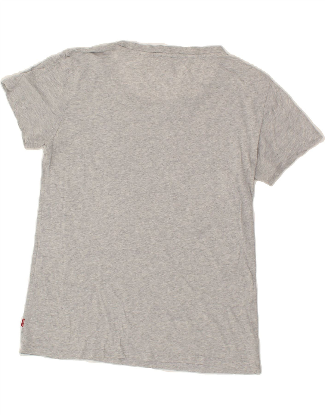 LEVI'S Womens T-Shirt Top UK 6 XS Grey Vintage Levi's and Second-Hand Levi's from Messina Hembry 