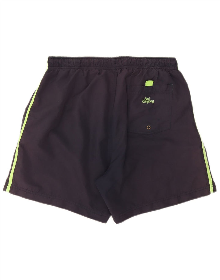 Bedste firma badeshorts til mænd store marineblå polyester