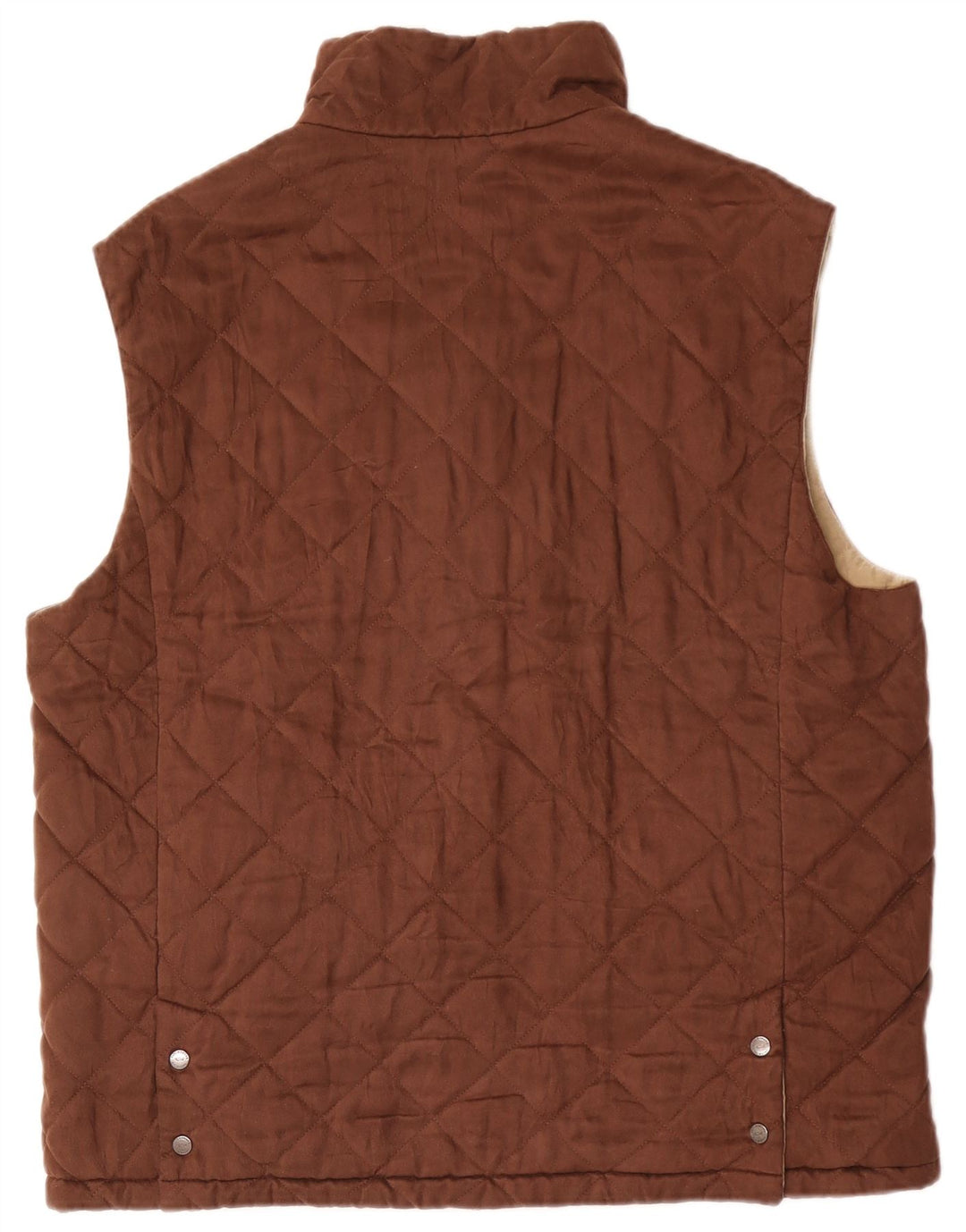 Paul & Shark Herre Quiltet Gilet UK 40 Large Brown