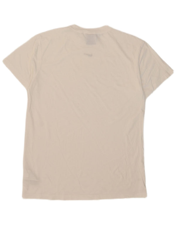 Nike T-shirt top mellem mænd, hvid bomuld