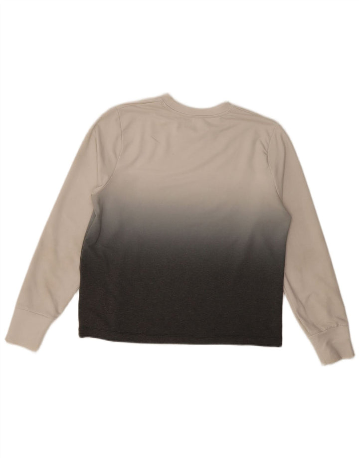 Under Armour Herre Top Langærmet Medium Off White Colourblock Polyester