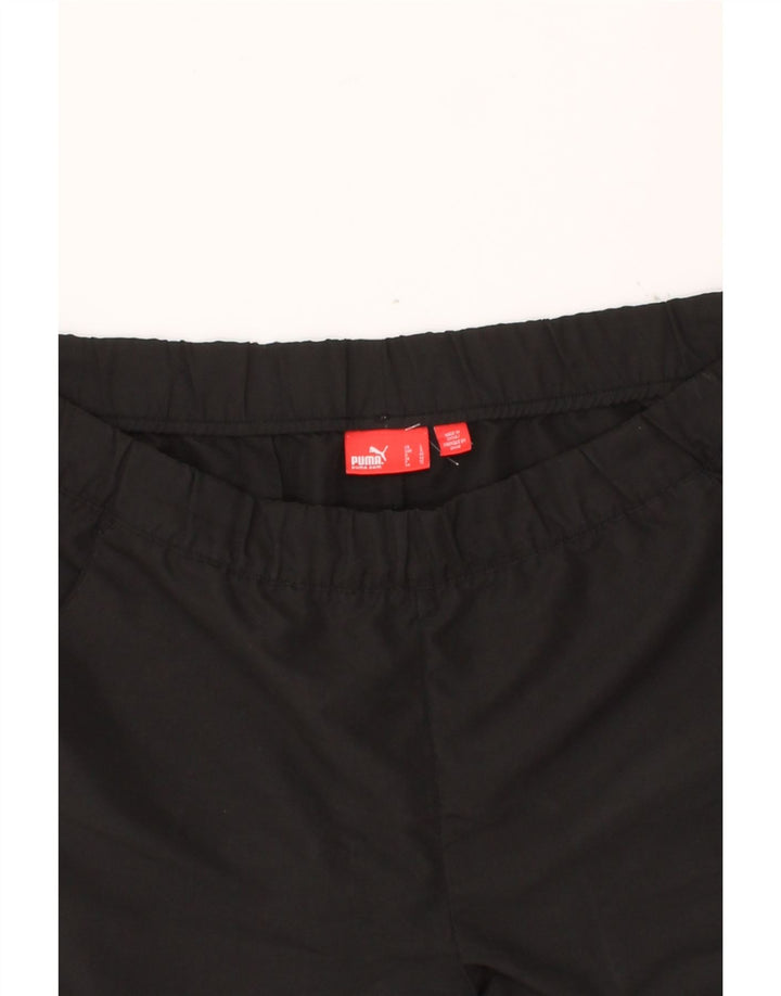 PUMA Womens Bermuda Sport Shorts UK 14 Large Black Vintage Puma and Second-Hand Puma from Messina Hembry 
