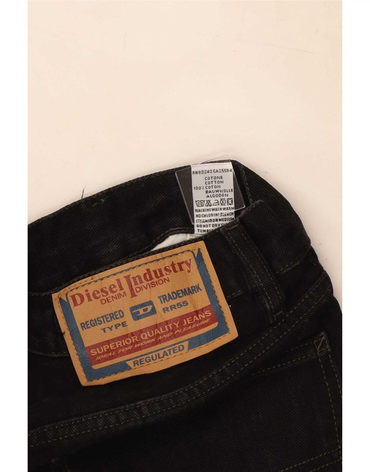 Diesel Dame Bootcut Jeans W31 L33 Sort Bomuld