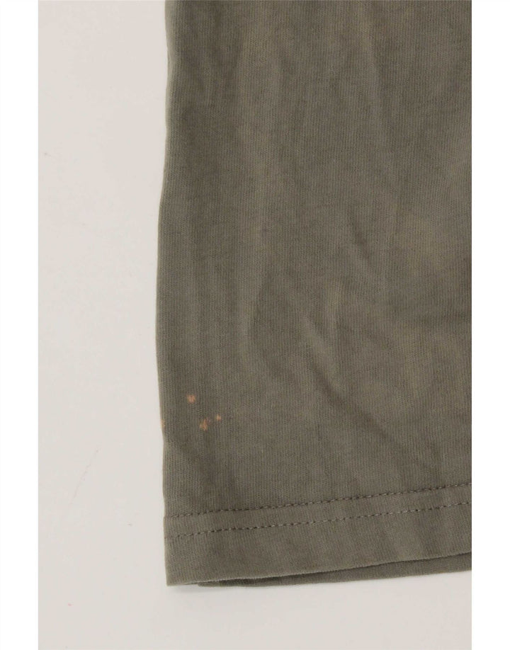 Jack Wills Herre Relaxed Fit T-Shirt Top Medium Khaki Bomuld