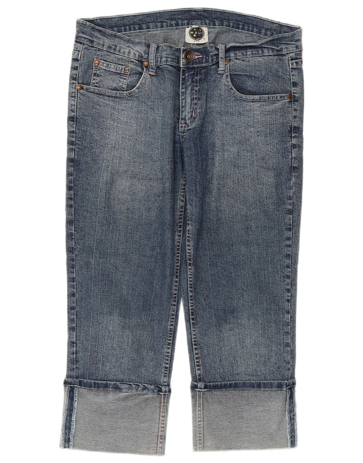 MAUI AND SONS Dame Capri Jeans EU 44 XL W34 L21 Blå