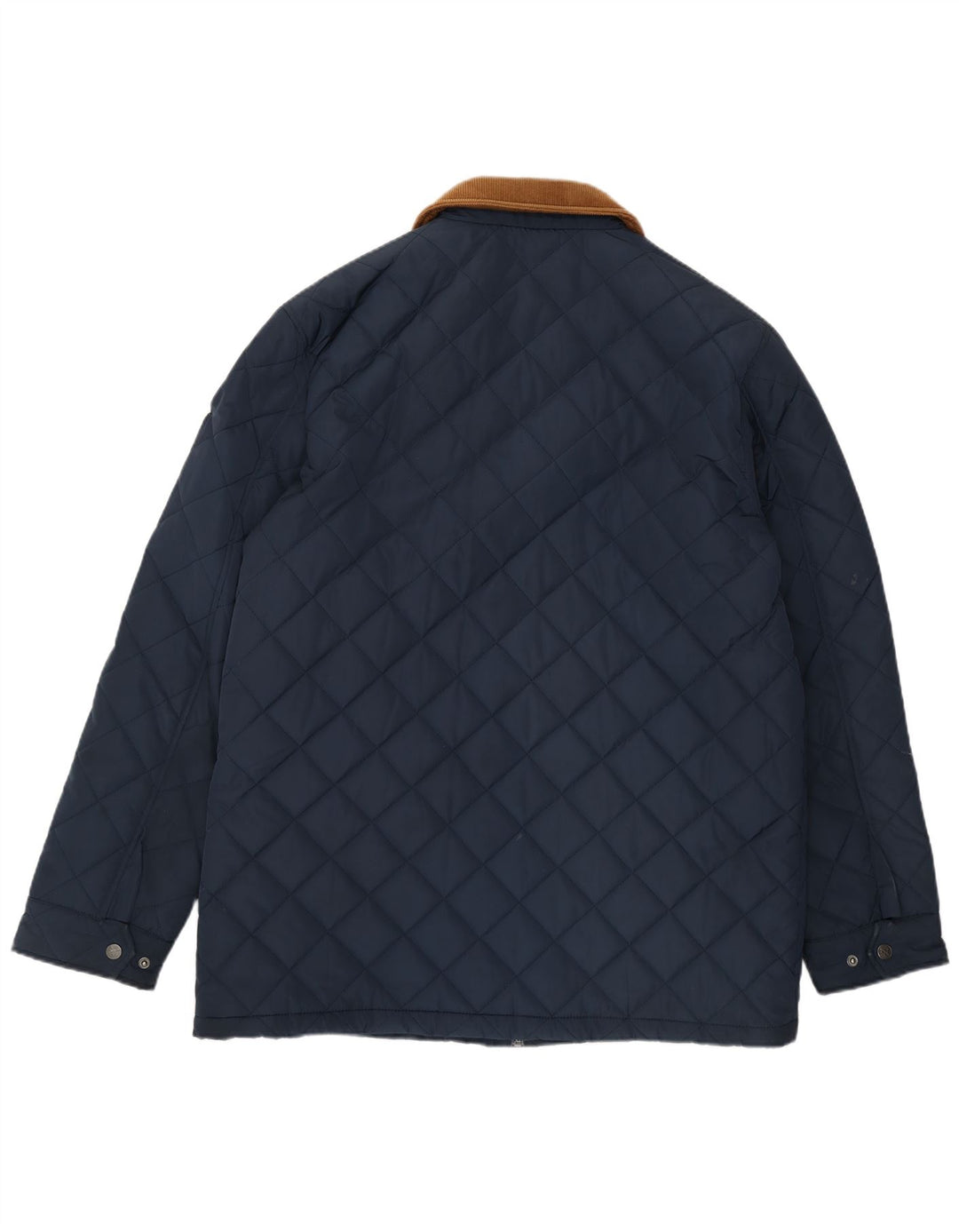 Crew Clothing Herre quiltet jakke UK 42 XL Navy Blue Polyester
