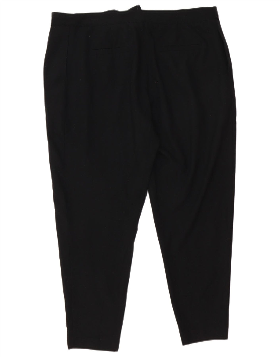 Zara Dame tilspidsede Casual Bukser Små W27 L25 Sort Polyester