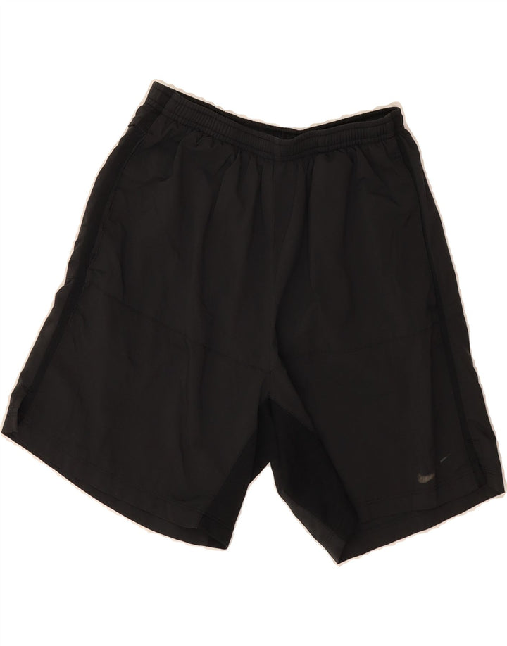 NIKE Boys Dri Fit Sport Shorts 8-9 Years Small Black Vintage Nike and Second-Hand Nike from Messina Hembry 