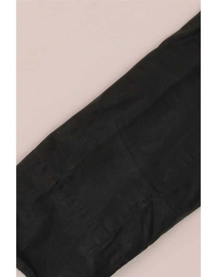 Barbour Vokset bomuldsjakke til kvinder UK 10 Lille Sort