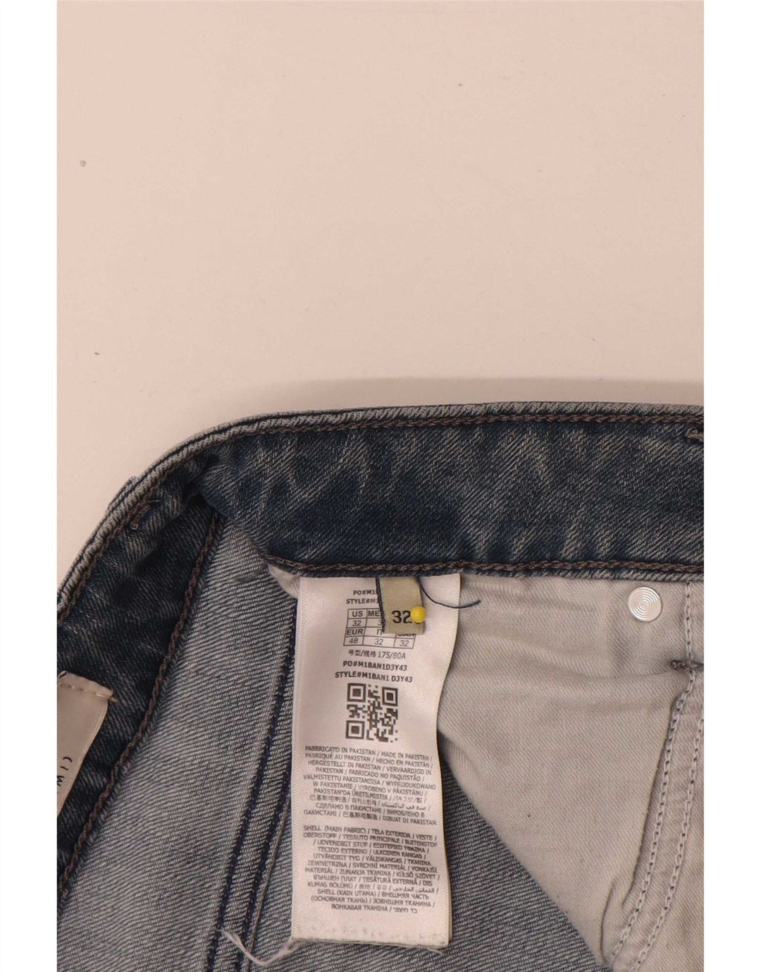 Guess Slim Jeans til mænd W32 L32 blå bomuld