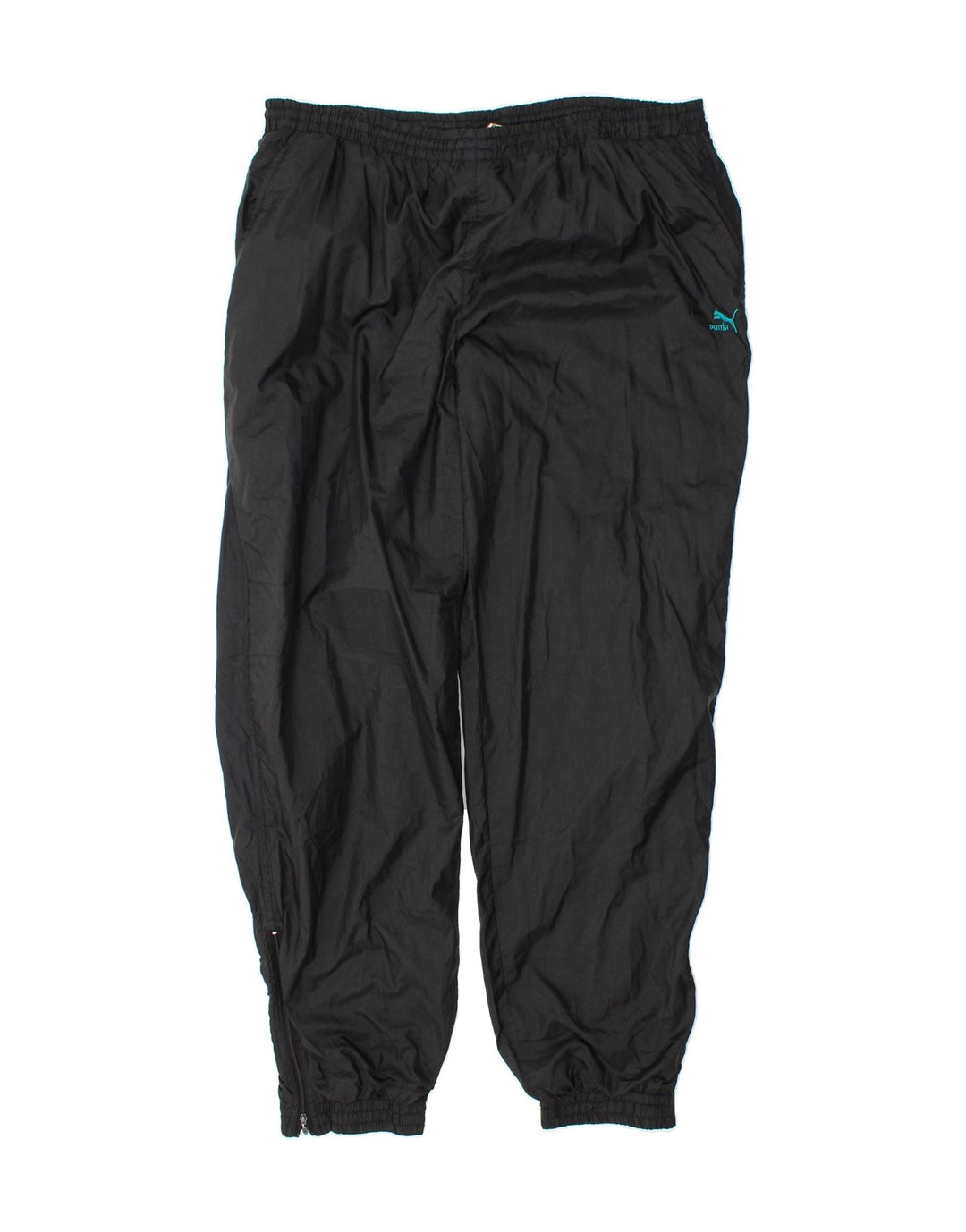 PUMA Mens Tracksuit Trousers Joggers 2XL  Black Polyamide Vintage Puma and Second-Hand Puma from Messina Hembry 