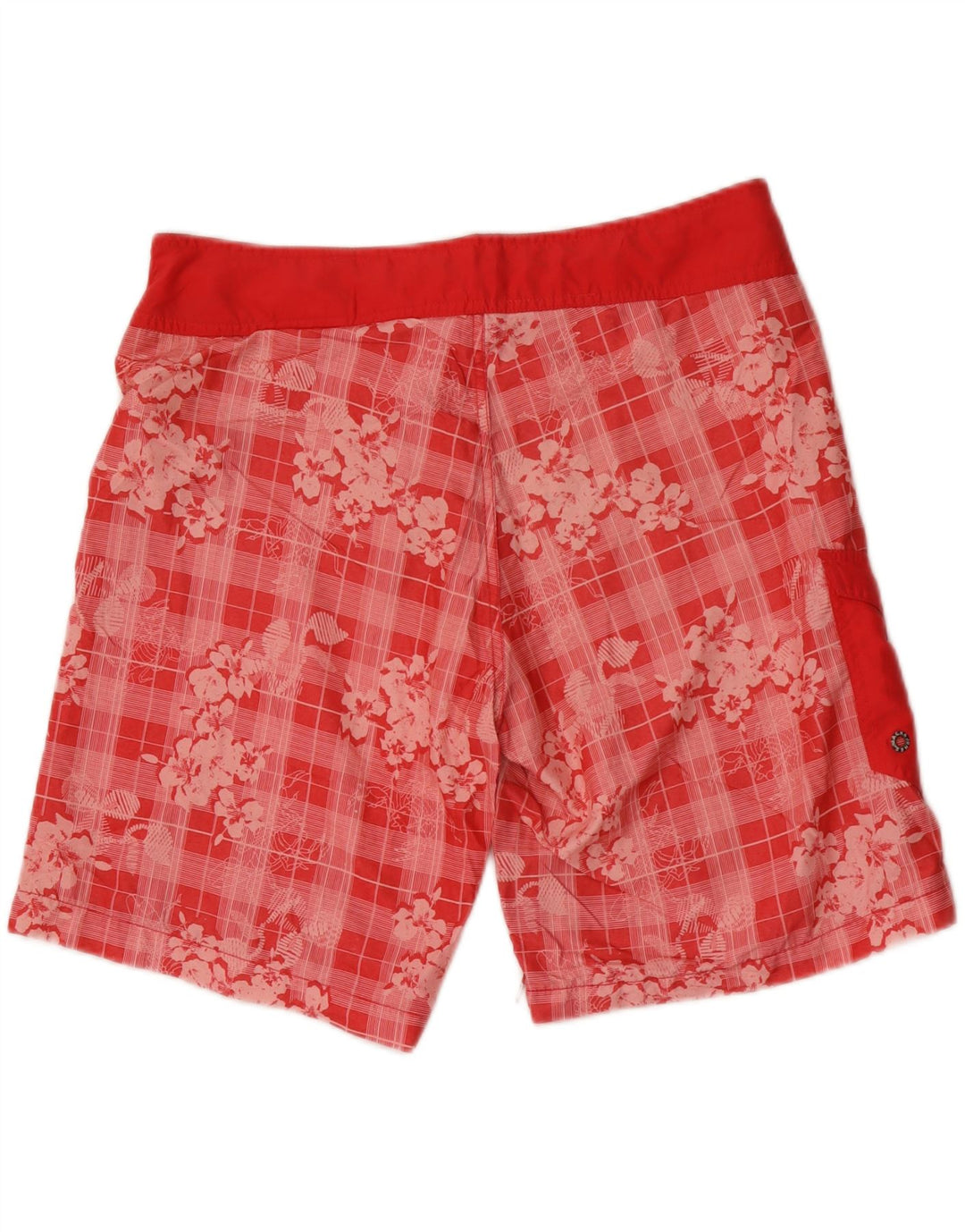 Jack & Jones badeshorts til mænd, store røde blomsterpolyester
