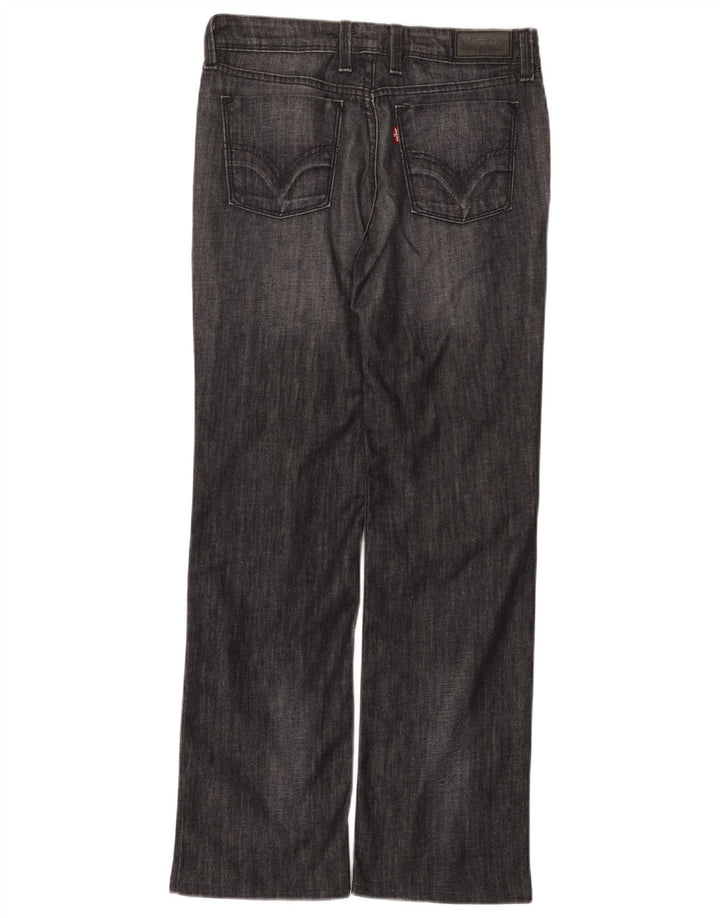 Levi's Dame 627 Straight Jeans W30 L29 Grå Bomuld