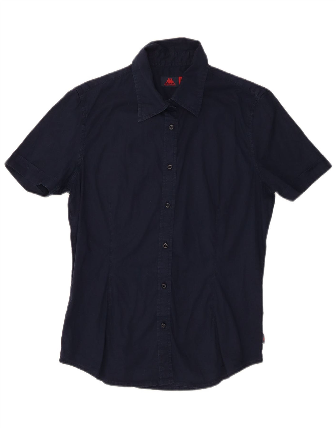 Kappa kortærmet skjorte til kvinder UK 18 XL marineblå