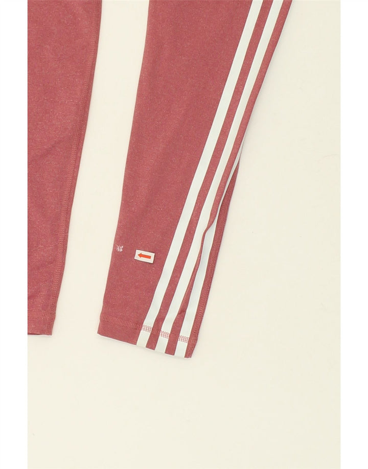ADIDAS Womens Leggings UK 8/10 Small Pink Vintage Adidas and Second-Hand Adidas from Messina Hembry 