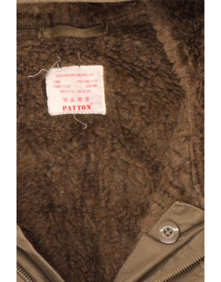 Patton Sherpa hætteparkajakke til mænd EU 48 Medium Khaki