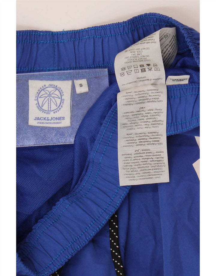 Jack & Jones Herre grafiske svømmeshorts Små blå polyester