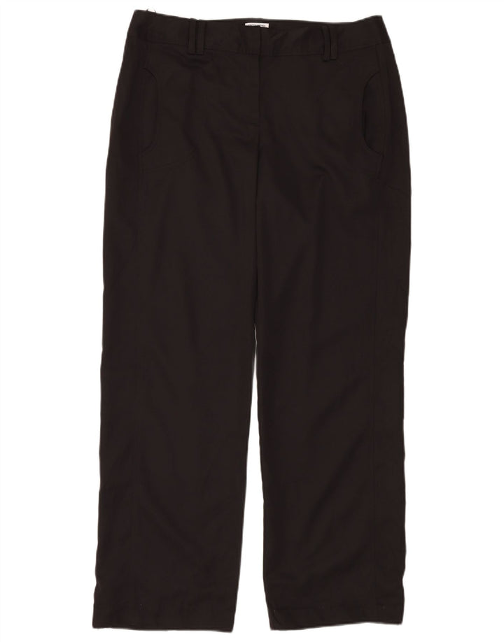 IZOD Lige Chinobukser til kvinder US 10 Large W32 L30 Sort Polyester