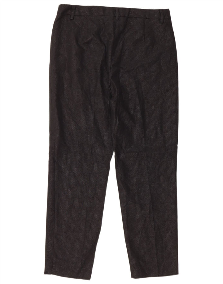 Benetton Dame Chino Bukser UK 12 Medium W32 L27 Sort Polyester