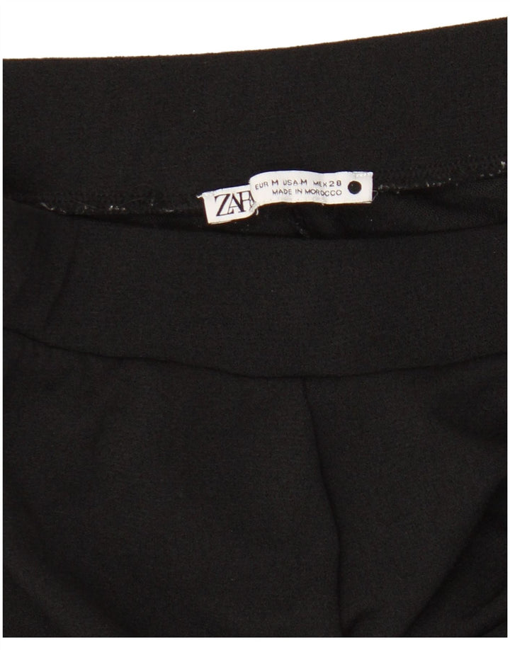 Zara Dame Chinobukser med brede ben Medium W28 L29 Sort