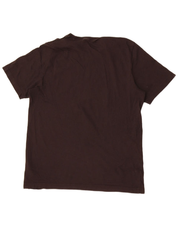 Puma Herre Grafisk T-Shirt Top Medium Sort Bomuld