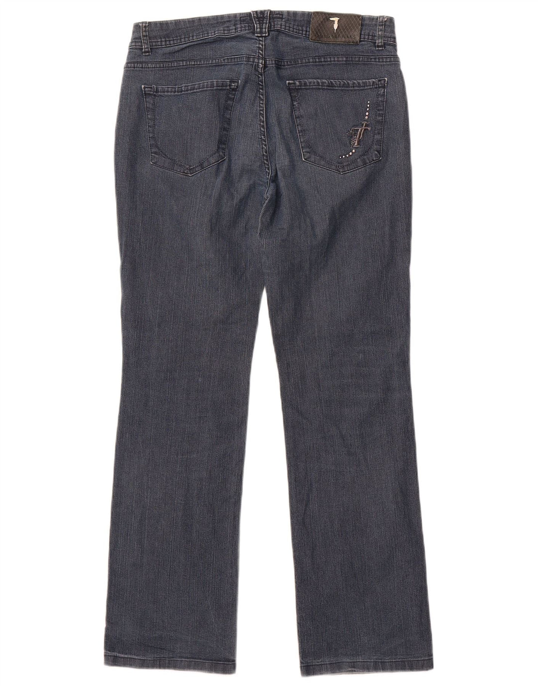 Trussardi lige jeans til kvinder W31 L30 blå bomuld