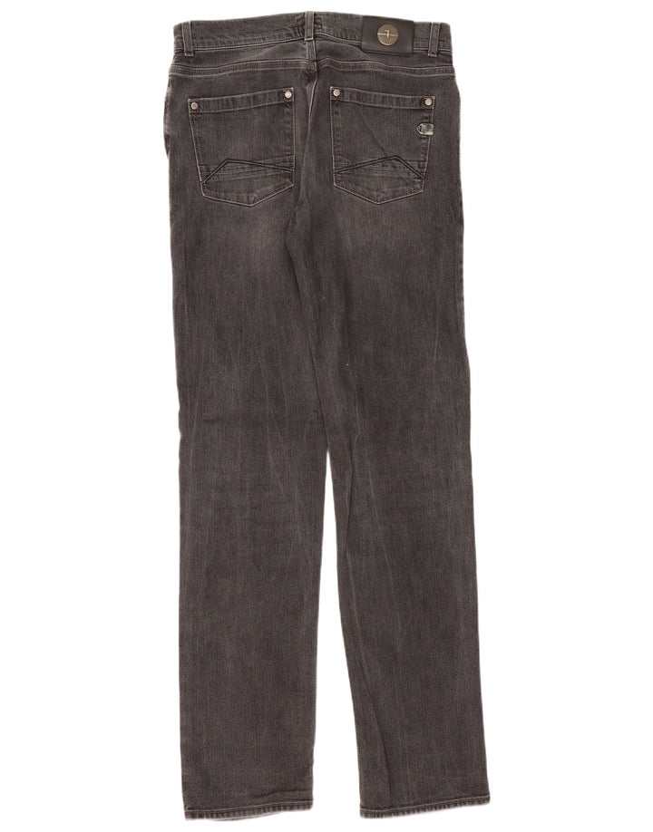 TRUSSARDI Straight jeans til mænd W32 L32 Grå bomuld