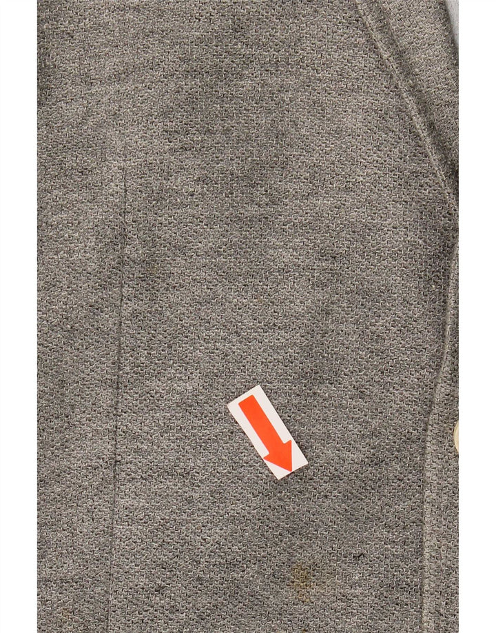 Zara Blazerjakke til mænd med 2 knapper EU 56 XL Grå Polyester